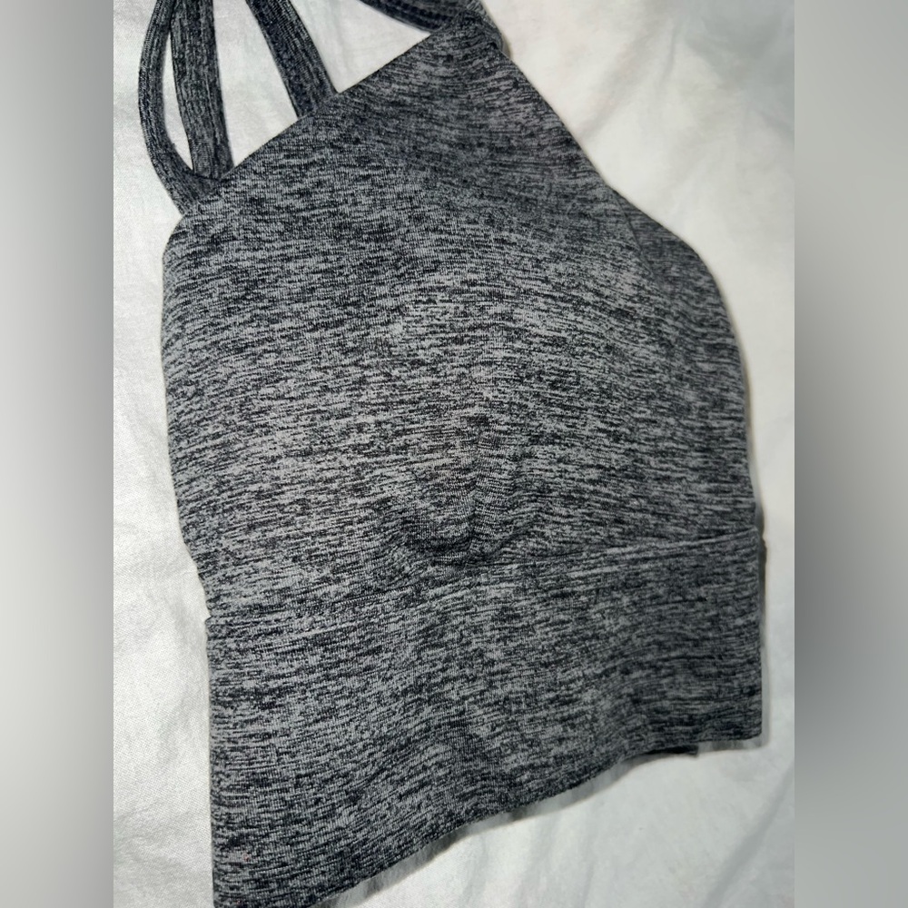 ‼️EUC: Joy Lab Strappy Grey Sports Bra - S - Picture 4 of 4